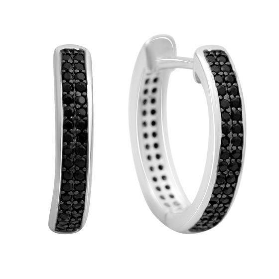 Silver Earrings with Fianites