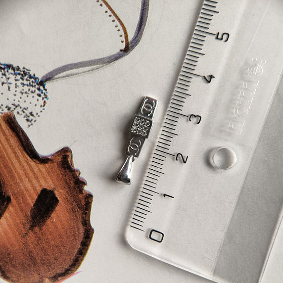 Срібна підвіска з фіанітами 0.09ct