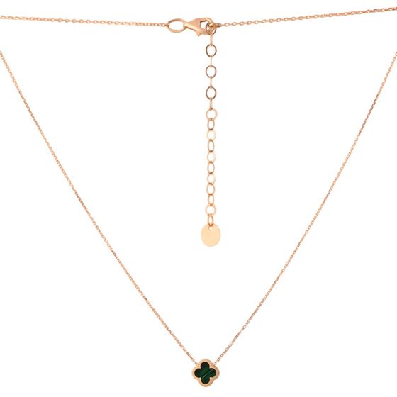 Золоте кольє з емаллю