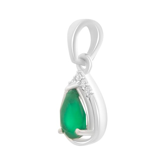 Серебряная подвеска с агатом 0.838ct