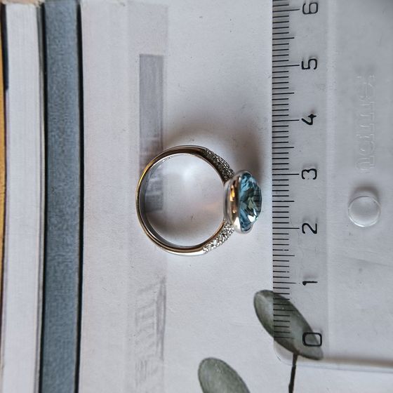 Silver Ring with Fianites