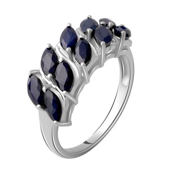 Серебряное кольцо с сапфиром 3.025ct