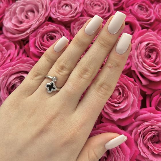 Silver ring with semalloy