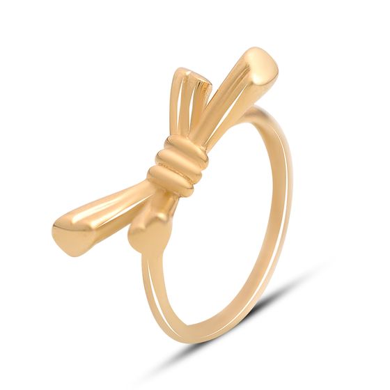 A gold ring without stones