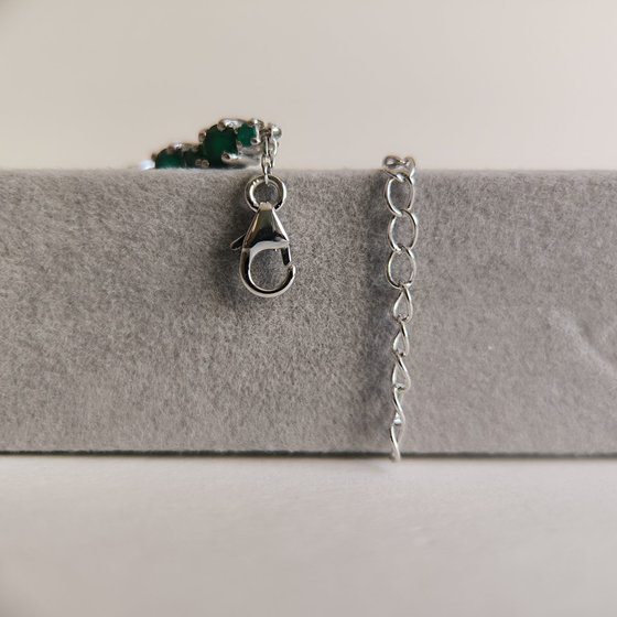 Срібний браслет з агатом 6.338ct