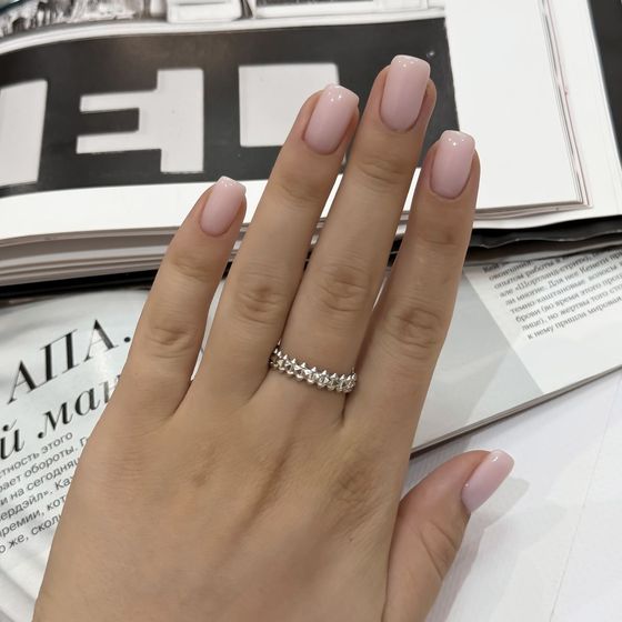 Срібна каблучка без каменів