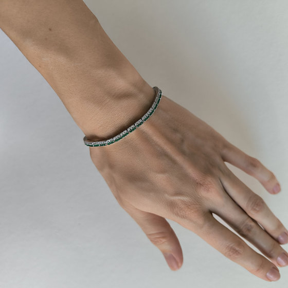 Silver bracelet with agate 3.918ct