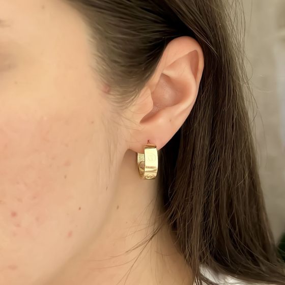 Золоті сережки без каменів