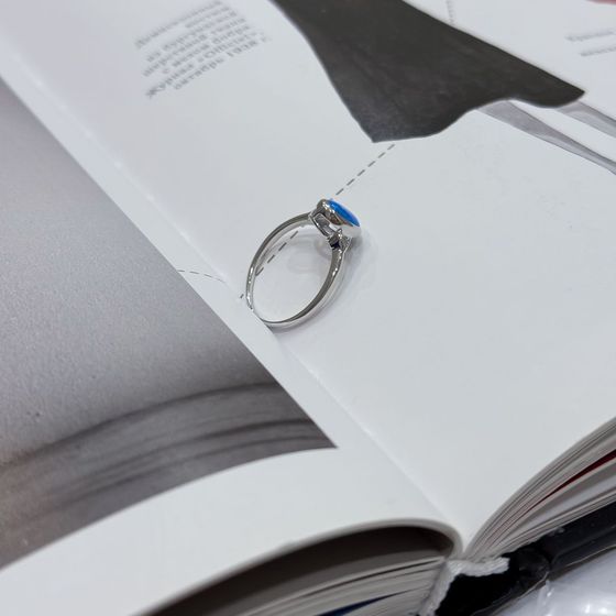 Срібна каблучка з опалом 0.467ct