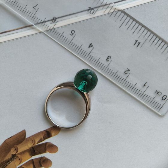 Silver Ring with Fianites