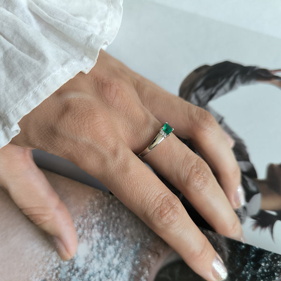 Серебряное кольцо с агатом 0.369ct