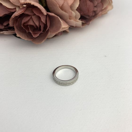 Silver Ring with Fianites