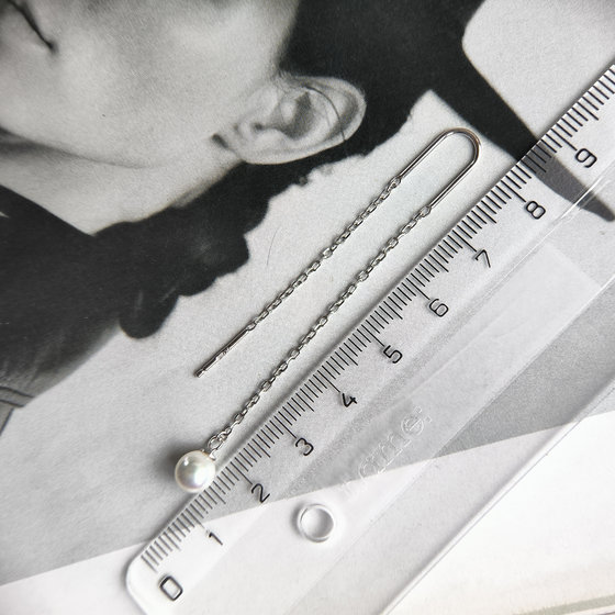 Срібло сережки з перлами 2ct