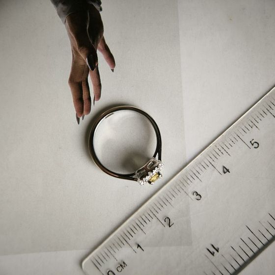 Срібна каблучка з цитрином nano 0.308ct