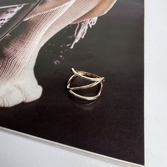 Золотое кольцо без камней