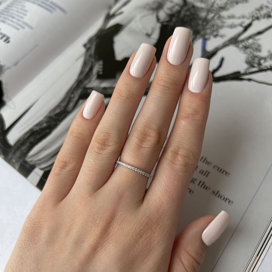 Silver Ring with Fianites