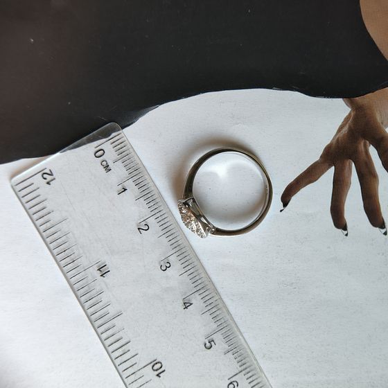 Silver Ring with Fianites