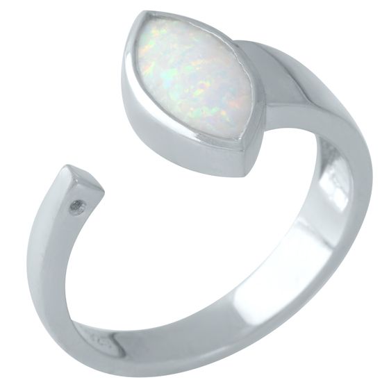 Срібна каблучка з опалом 0.625ct