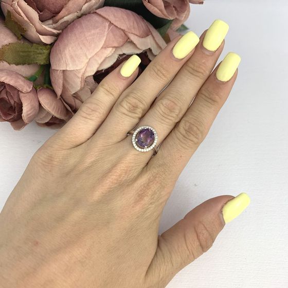 Срібна каблучка з аметрином nano 2.138ct