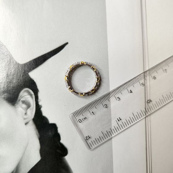 Silver Ring with Fianites