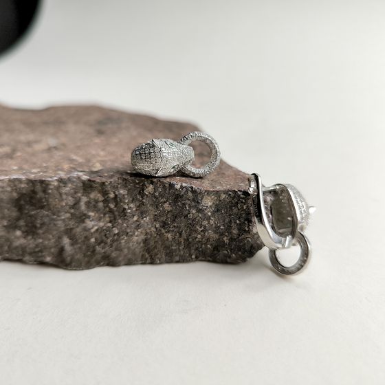 Silver Earrings with Fianites