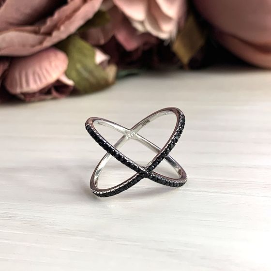 Silver Ring with Fianites