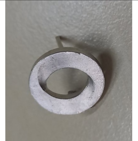 Silver earrings without stones