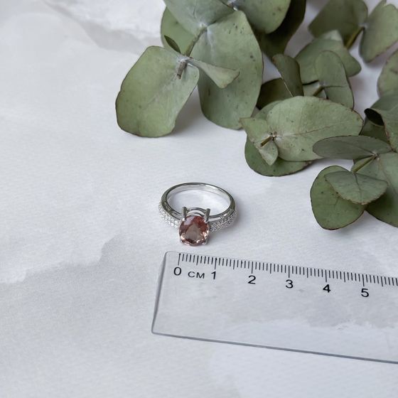 Silver ring with a 2.795-carat sultanite