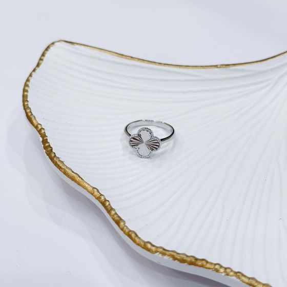 Silver ring without stones