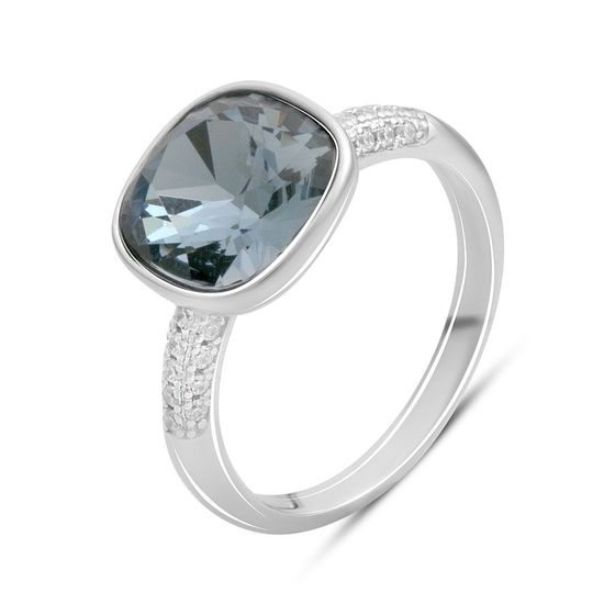 Silver Ring with Fianites
