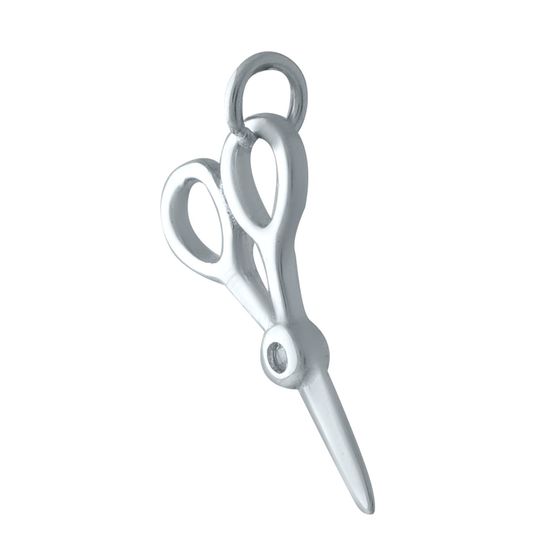 Silver pendant with phianites