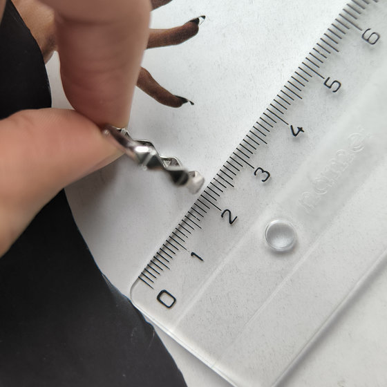 Silver ring without stones