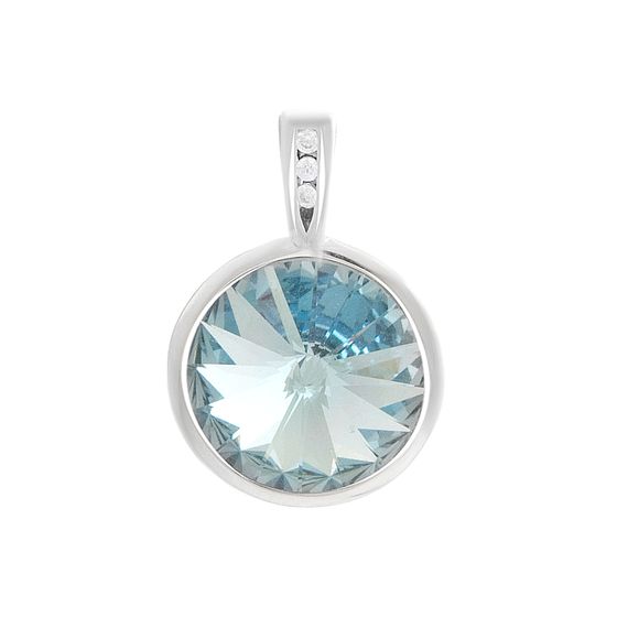 Серебряная подвеска с фианитами