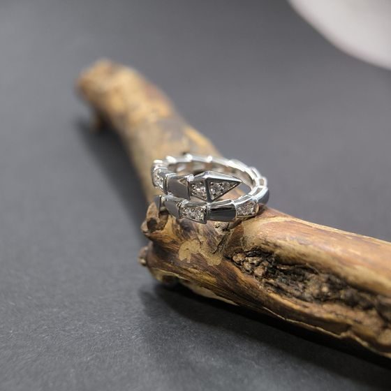 Silver Ring with Fianites