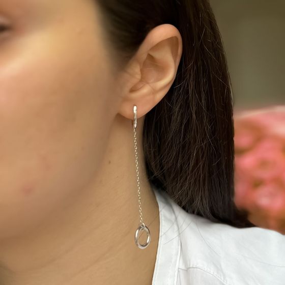 Срібні сережки без каменів