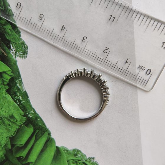 Silver Ring with Fianites
