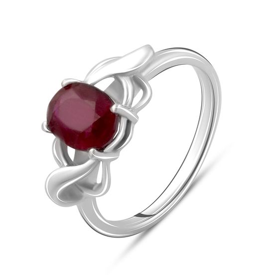 Серебряное кольцо с рубином 1.8ct