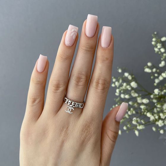 Серебряное кольцо без камней