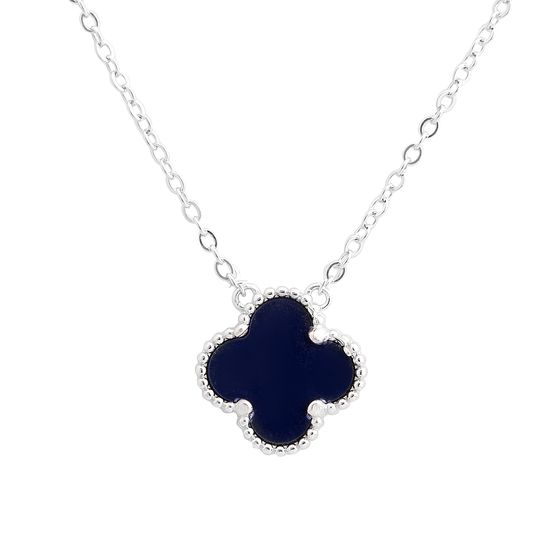 Серебряное колье с лазуритом