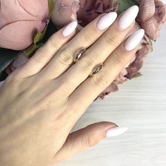 Золотые серьги без камней