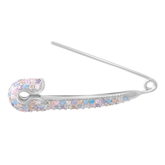 Срібна підвіска з фіанітами