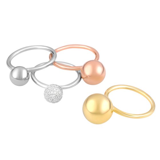 Silver Ring with Fianites