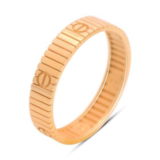 Gold ring without stones
