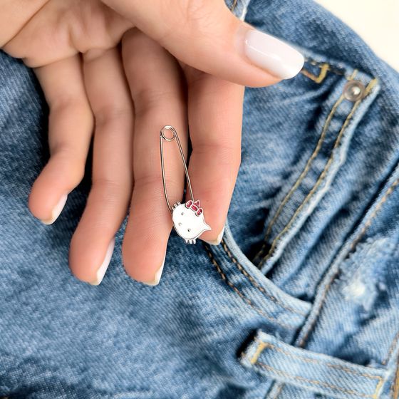 Серебряная подвеска с емаллю