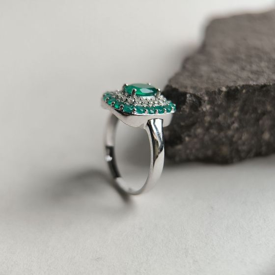 Срібна каблучка з агатом 1.542ct