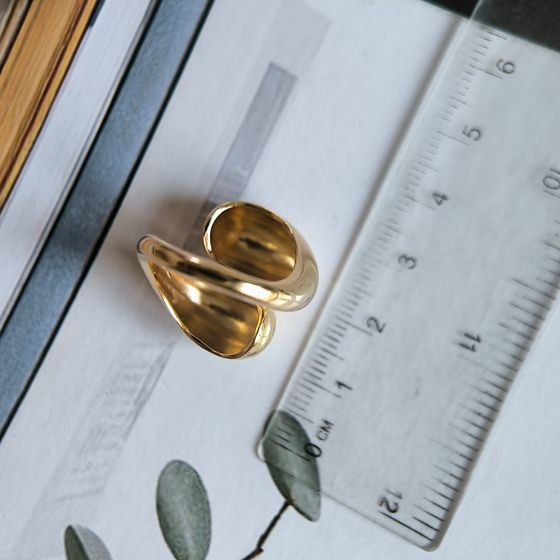 Silver ring without stones