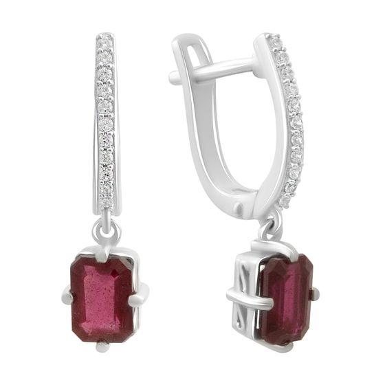 Срібна каблучка з рубіном 1.548ct