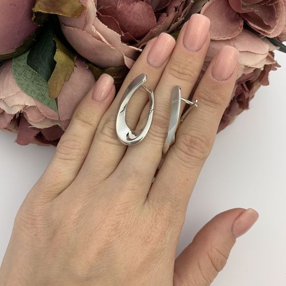 Золоті сережки без каменів