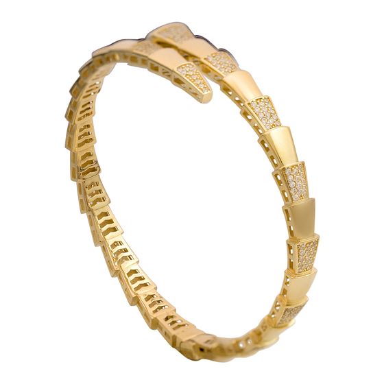 %ВидПокрытияПадеже2% срібний браслет з фіанітами 2.29ct