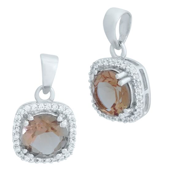 Срібна підвіска з султанітом 2.153ct